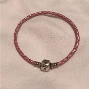 Pink pandora bracelet